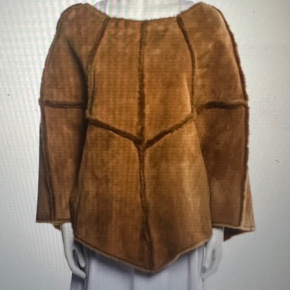 UGG Leather/Suede Poncho (S) - Picture 1 of 11